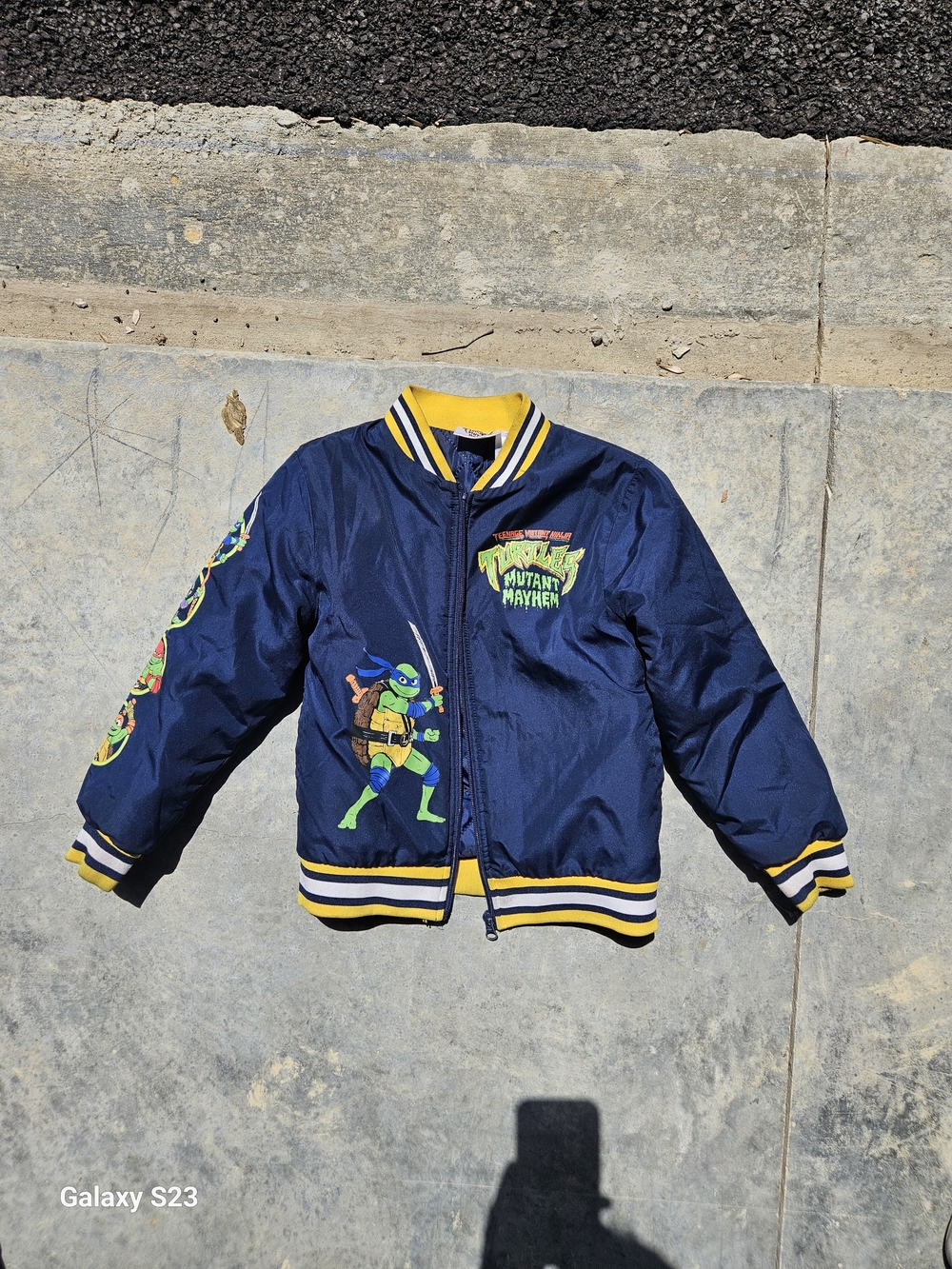 Teenage Mutant Ninja Turtles Mutant Mayhem Kids Bomber Jacket Size 6/7
